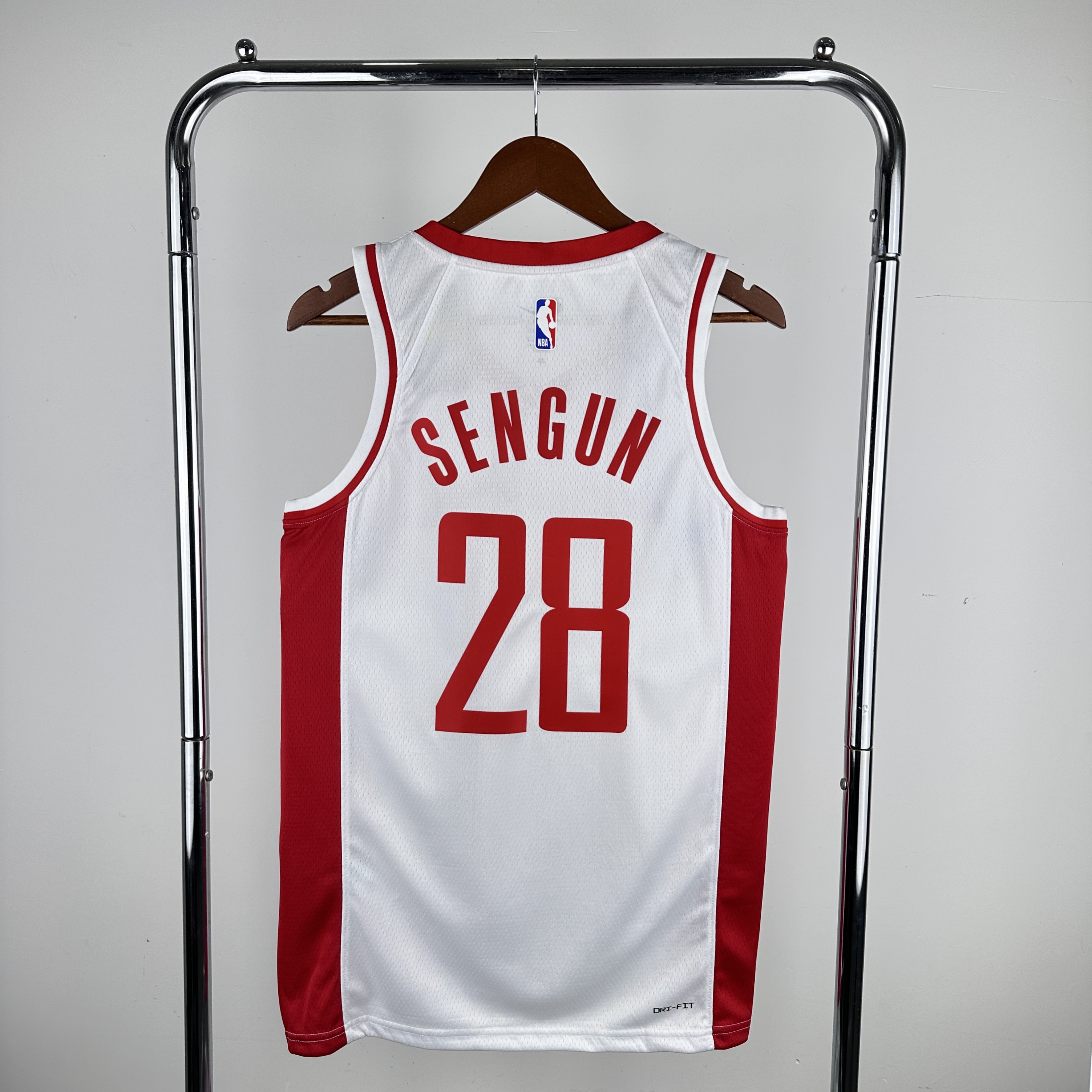 Men Houston Rockets #28 Sengun White Nike 2024 NBA Jersey